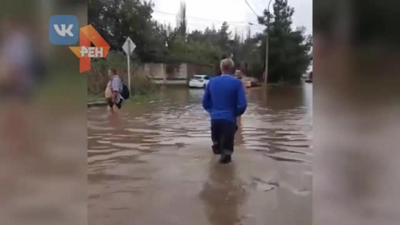 Дожди снова заливают Анапу: как выглядит затопленный город сейчас