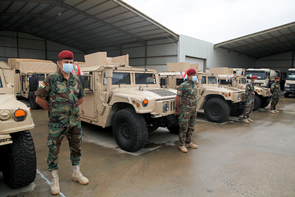 Курды получили двадцать внедорожников для борьбы с ИГ