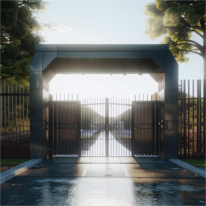 Установка автоматических секционных ворот: пошаговая инструкция