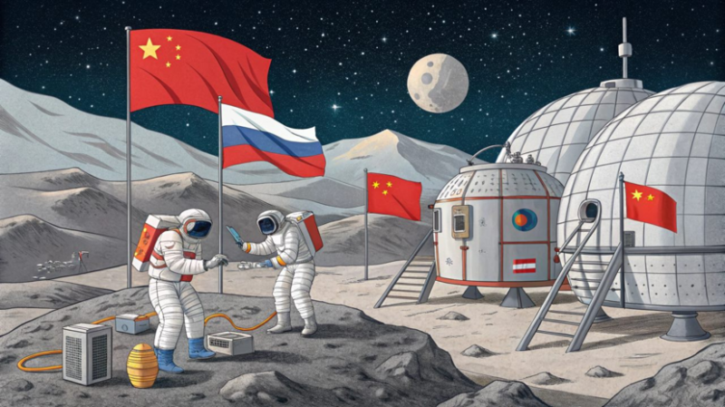 Россия и КНР подписали договор о сотрудничестве в создании лунной электростанции